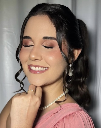 Maquiagem para evento marrom